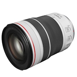 ფოტოაპარატის ლინზა Canon 4318C005AA, RF 70-200 F4 L IS USM, White/Black